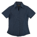 Ladies Pioneer Check Blouse Short Sleeve Navy / XS / Regular - Shirts-Corporate