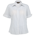 Ladies Quest Short Sleeve Blouse  White/Black / SML /