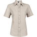 Ladies Short Sleeve Oxford Shirt - White Only-