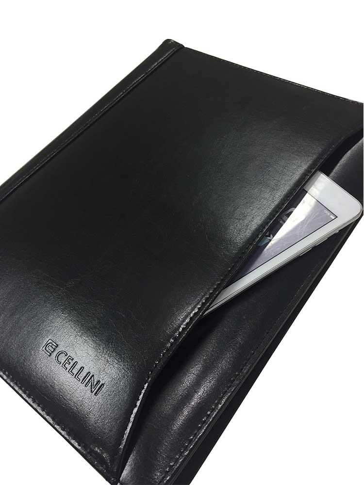 A4 Leather Folder | Black-