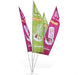 Legend Sublimated 4-Flag Fountain 6m - Large-