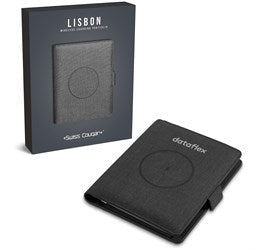 Swiss Cougar Lisbon Wireless Charging Portfolio-Grey-GY