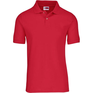 Mens Boston Golf Shirt M / RED - Shirts