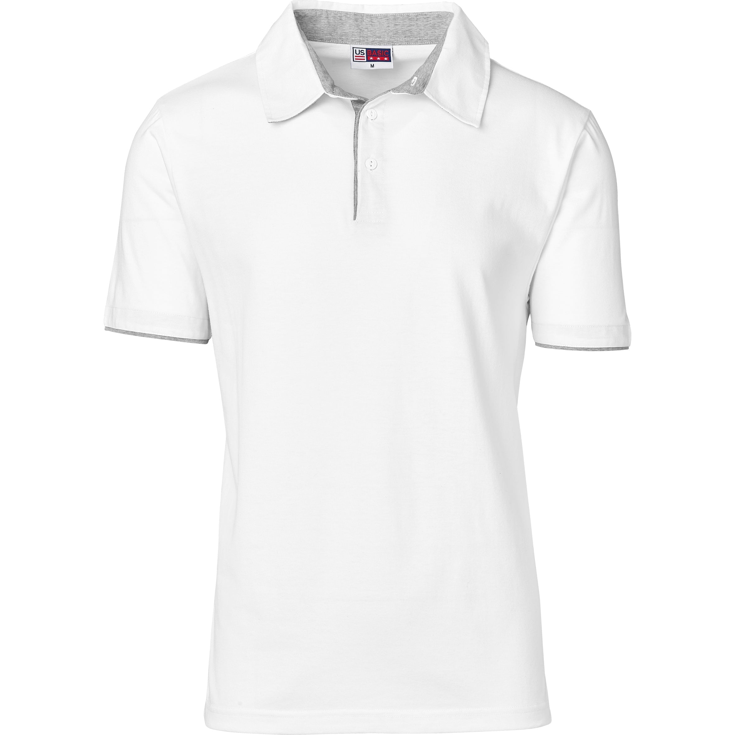 Mens Delta Golf Shirt L / White / W