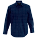 Mens Hamilton Check Lounge Long Sleeve Navy / SML / Last Buy - Shirts-Corporate
