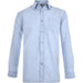 Mens Long Sleeve Apollo Shirt - Light Blue 2XL / LB