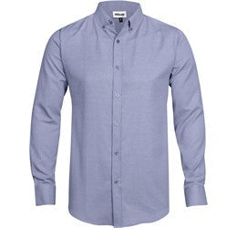 Mens Long Sleeve Nottingham Shirt-2XL-Navy-N