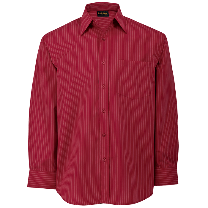Mens Quest Lounge Long Sleeve Red/White / SML / Regular - Shirts-Corporate