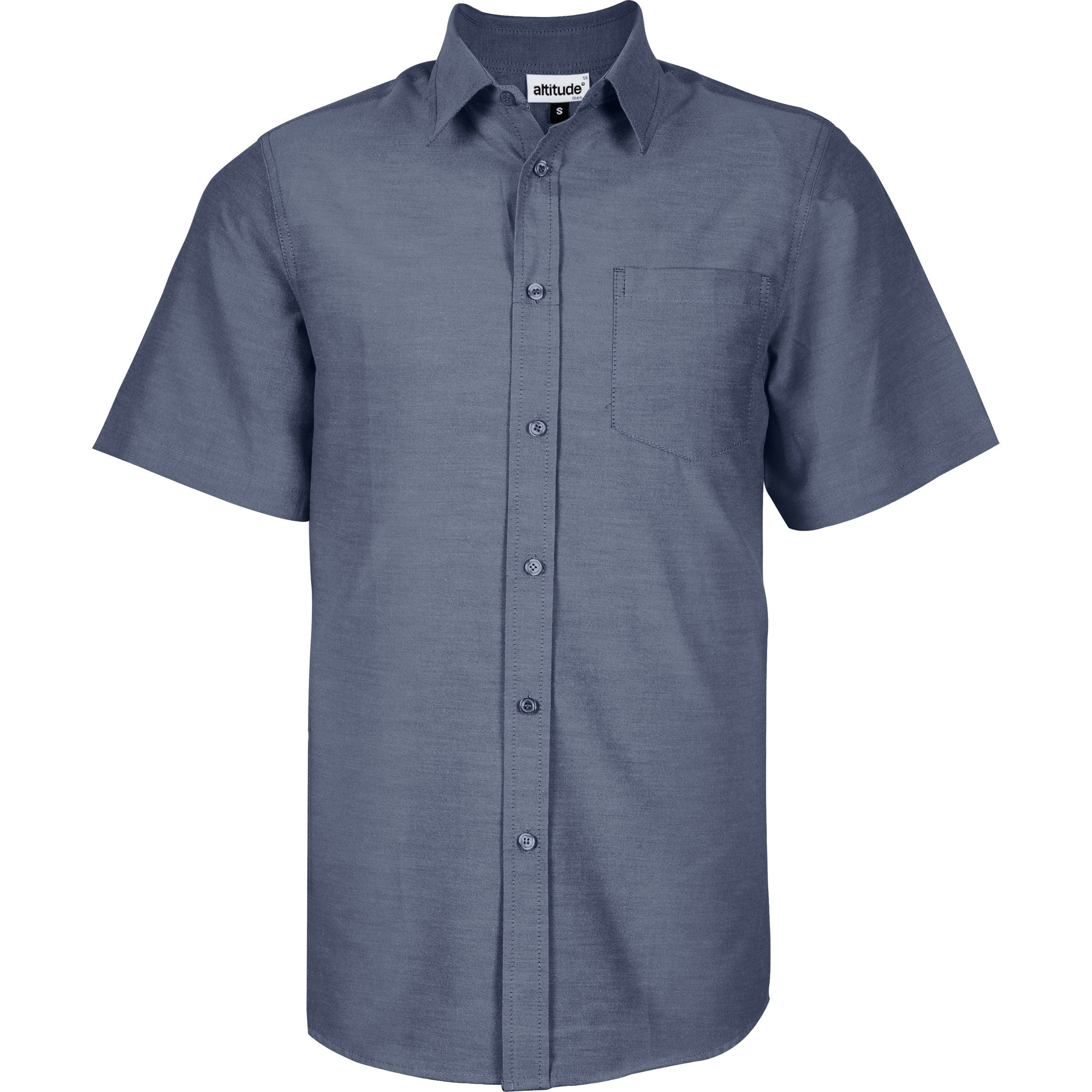 Mens Short Sleeve Oxford Shirt - White Only-
