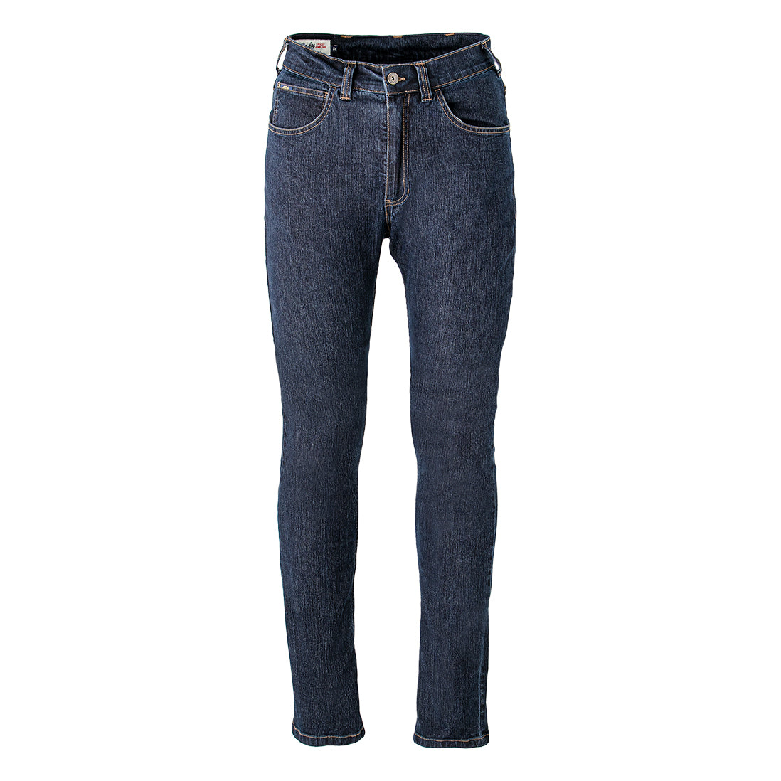 Mens Slim Leg Five Pocket Work Jeans Dark Indigo / 46 - High Grade Bottoms