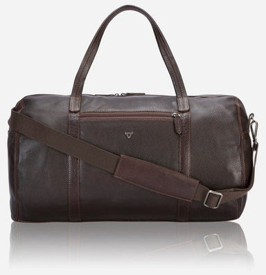 Military Style Duffel Bag-Duffel Bags-Dark Brown