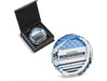 Mini Round Optical Glass Award Trophy Transparent/Frosted White / T - Trophies