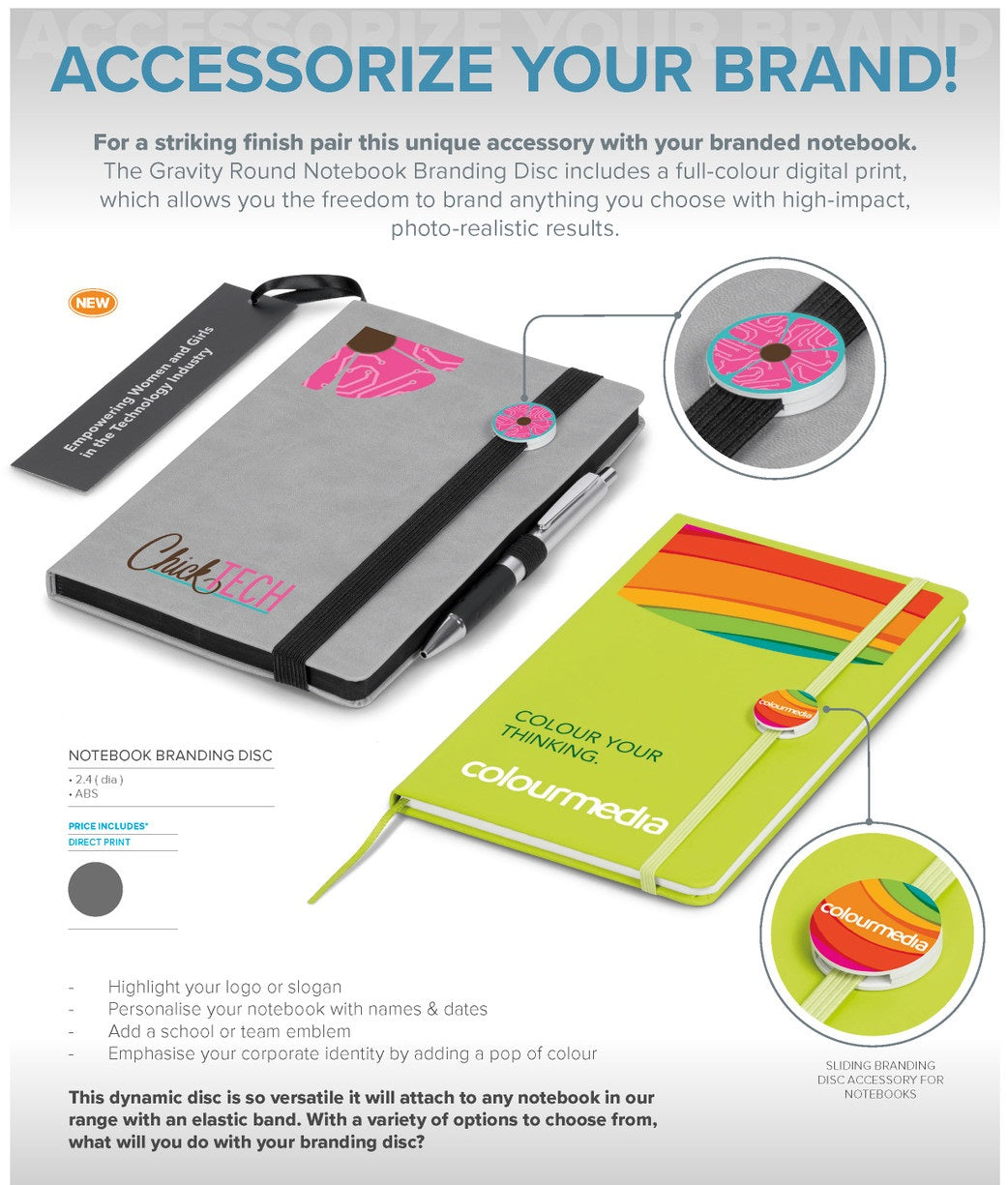 Gravity Round Notebook Disc