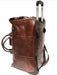 Nuvo Plymouth Carry on Travel Bag on Wheels Vacheta Brown-Duffel Bags