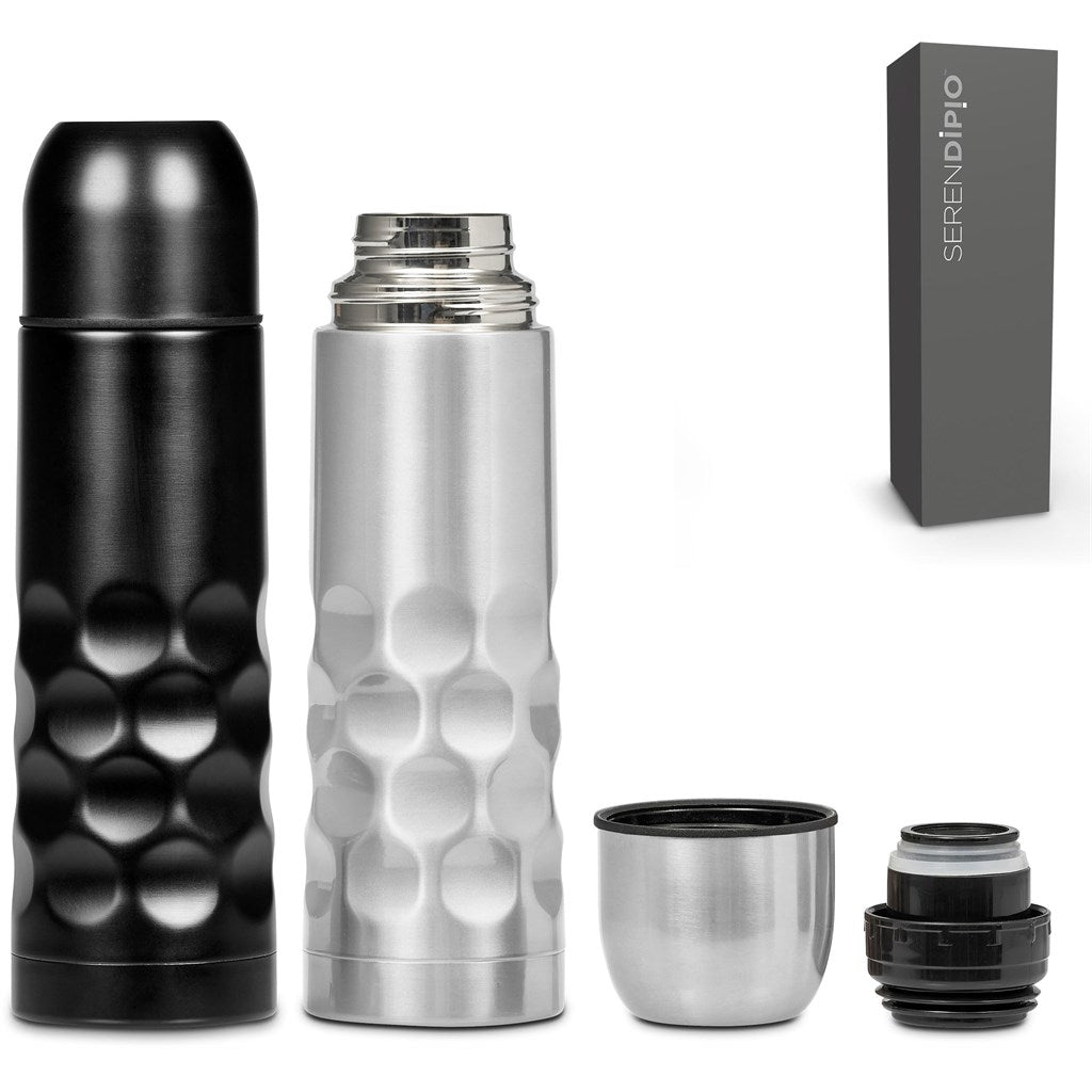 Patterned Stainless Steel Vacuum Flask - 500ml - Drinkware