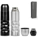 Patterned Stainless Steel Vacuum Flask - 500ml - Drinkware