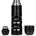 Patterned Stainless Steel Vacuum Flask - 500ml - Drinkware