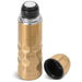 Patterned Stainless Steel Vacuum Flask - 500ml Gold / GD - Drinkware