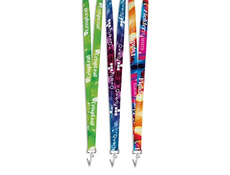 Petersham Lanyard With Crocodile Clip (Double-sided)
