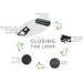 Recycled Plastic Portable Laptop Stand Black / BL - Computer Accessory Sets