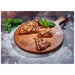 Round Hardwood Paddle Board Natural / NT - Kitchen Tools & Utensils