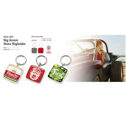 Big Screen Dome Keyholder-Silver-S