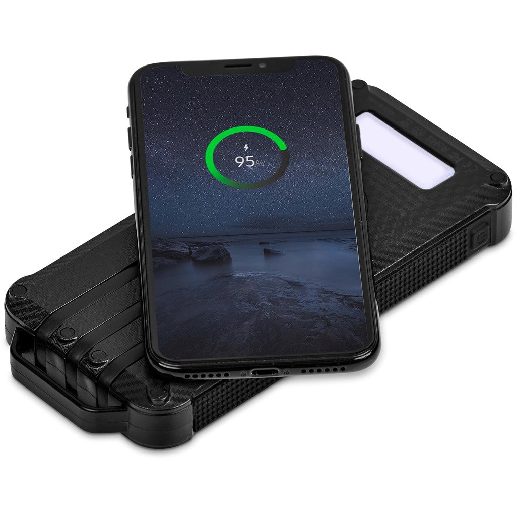 Heaven Wireless Charging Solar Power Bank - 10,000mAh