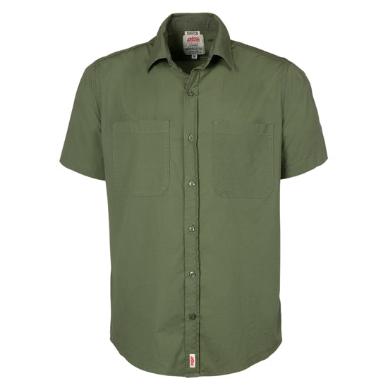 Stretch Short Sleeve Work Shirt Fern / 4XL - High Grade Shirts