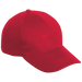 Structured 6 Panel Customisable Cap Red / STD / Regular - Caps