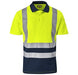 Surveyor Two-Tone Hi-Viz Reflective Golf Shirt-Shirts & Tops