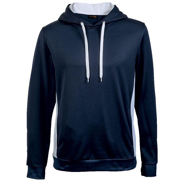 Track Hooded Sweater  Navy/White / XS / Regular - 