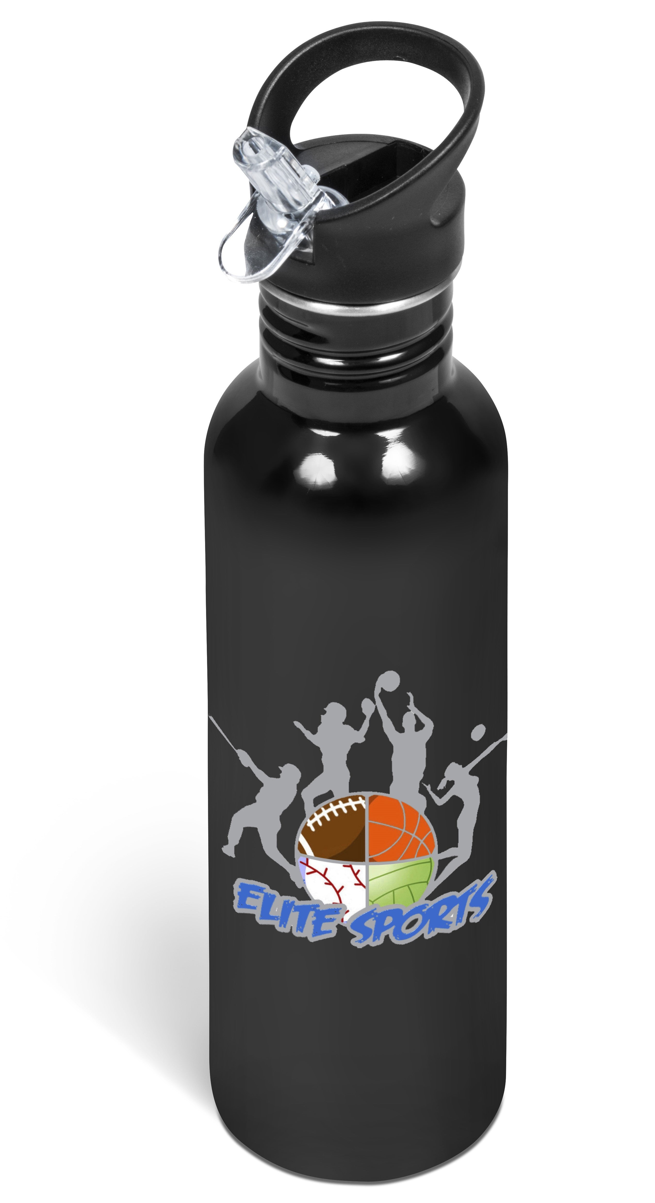 Ventura Stainless Steel Water Bottle – 750ml - Lime Black / BL - Bottles