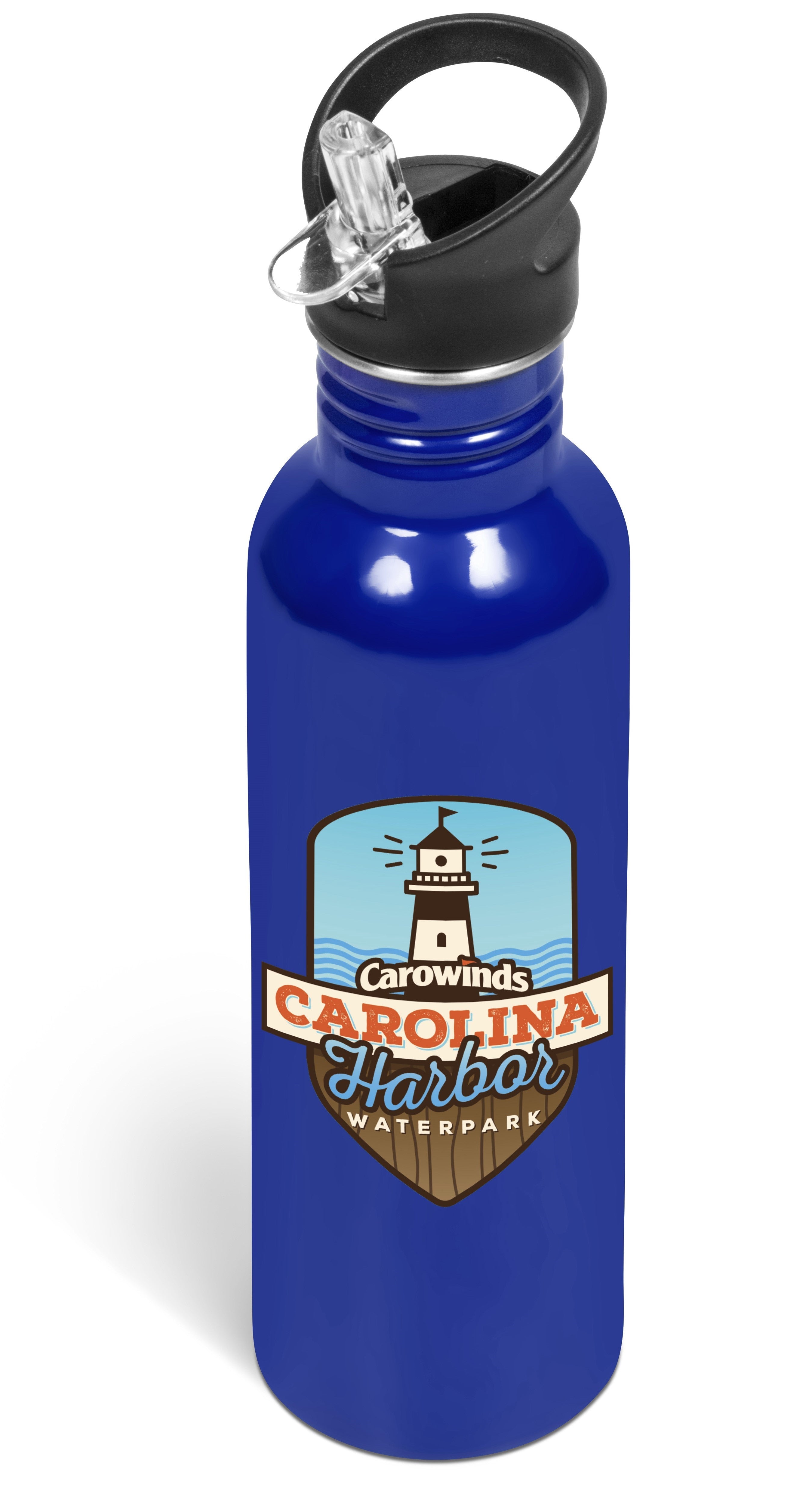 Ventura Stainless Steel Water Bottle – 750ml - Lime Blue / BU - Bottles