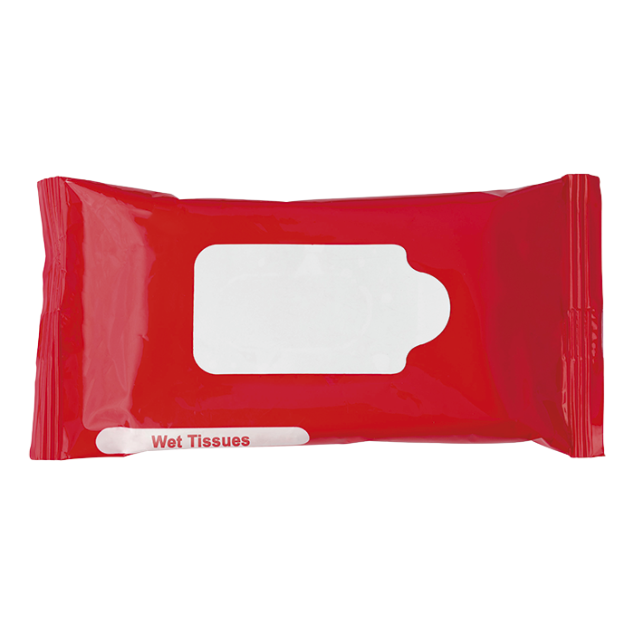 Wet Wipes 10-Pack Red / STD / Regular - Hand Sanitizers &