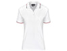 Ladies Ash Golf Shirt - White