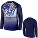 Unisex Raglan L-Sleeve Interlock with Full Colour Front - 50/50 Range