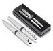 Cygnus Ball Pen & Rollerball Set Silver / S - Pens