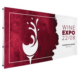 Legend Double-Sided Straight Banner Wall 4.45m x 2.25m