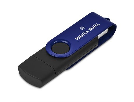 Shuffle Gyro Black Flash Drive – 8GB