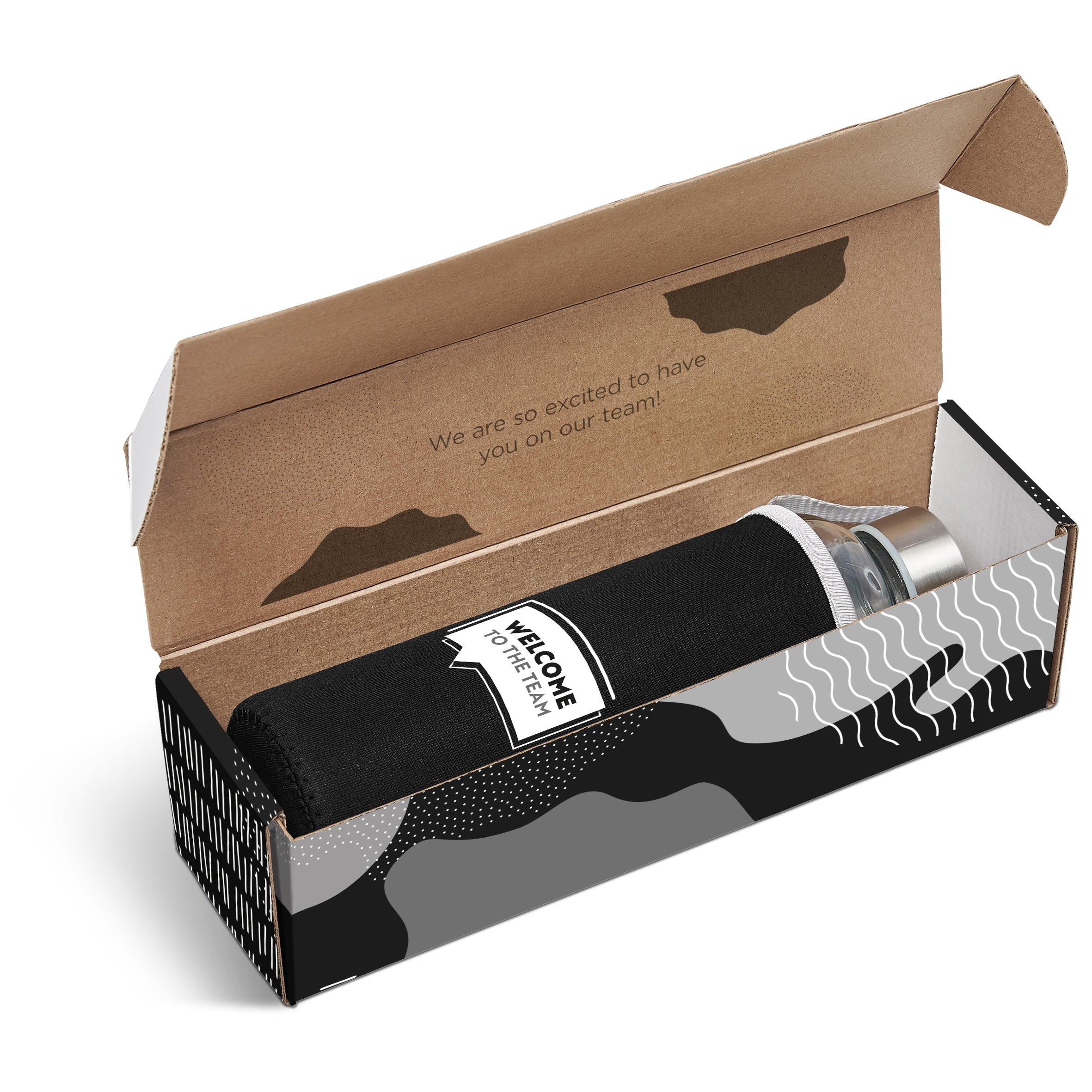 Neo Bottle in Megan Custom Gift Box Black / BL