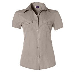 Ladies Short Sleeve Bayport Shirt - Black Only-