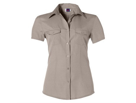 Ladies Short Sleeve Bayport Shirt - Black Only-