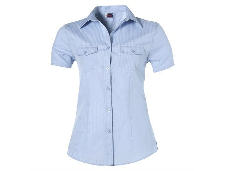 Ladies Short Sleeve Bayport Shirt - Black Only-
