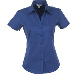 Ladies Short Sleeve Metro Shirt - Black Only-